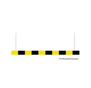 Traffic-Line Height Restriction Bar 5000mm Ylw/Blk FS606686