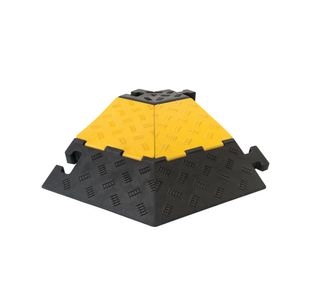 Traffic-Line Cable Protect Ramp Large Right Angle Sec Ylw/Blk FS607140