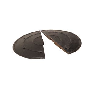 SafeRide Speed Reduct Hump End Section Female 450x75 Ylw/Blk FS607874