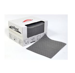 5 Star Spillpod Gel Pup Pads Grey 310x390mm Pack of 75 FS634498