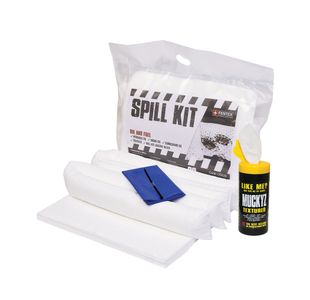5 Star Oil/Fuel Spill Kit in Heat-sealed Bag 20 Litre White FS634955