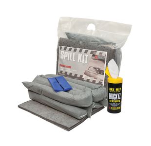 5 Star General Purpose Spill Kit in a Heat-sealed Bag Grey FS635204