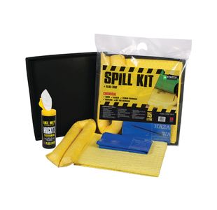5 Star Chemical Spill Kit with Flexi-tray 15L Yellow FS635471