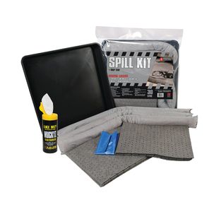 5 Star Gel Pup Spill Kit with Drip-tray 30L Grey FS635860