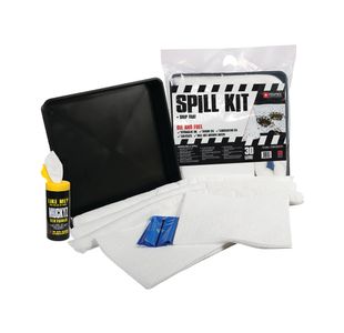 5 Star Oil and Fuel Spill Kit with Drip-tray 30 Litre White FS636003