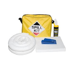 5 Star Oil and Fuel Spill Kit in Shoulder Bag 50 Litre White FS636362