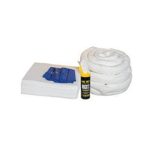 5 Star Refill Kit for 90L Spill Kit in a Drum with Lid White FS636645