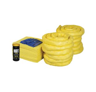 5 Star Refill Kit for 240L Spill Kit in a Wheelie Bin Yellow FS637178
