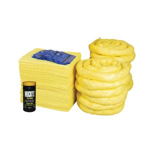 5 Star Refill Kit for 360L Spill Kit in a Wheelie Bin Yellow FS637383