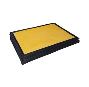 5 Star SpillTrapper Oil Absorbent Mat Small Yellow Pack of 5 FS637970