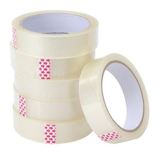 5 Star Clear Tape 24mmx66m Polypropylene (Pack of 6)