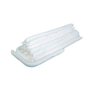 5 Star 20 Oil/Fuel Socks Poly Pack 80mmx1.2m Wht Pack of 20 FS638908