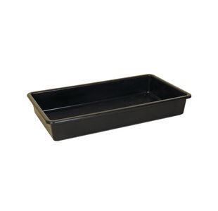 5 Star Evo Recycled Deep Spill Tray 1000x550x150mm Black FS641069