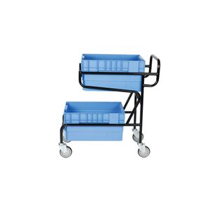 5 Star Mob Container Trolley +2 Containers 1100x410x915mm FS644398