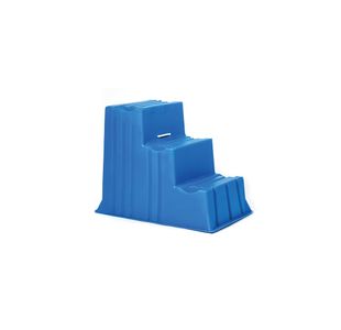5 Star 3 Tread Industrial Steps PE Blue 520x740x635mm FS645913