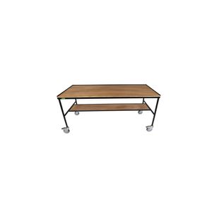 5 Star Mobile Workstation with Undershelf 1800x600x860mm FS647283