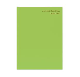 5 Star Academic Diary Day Per Page A4 Green 2026-2027 FS668139