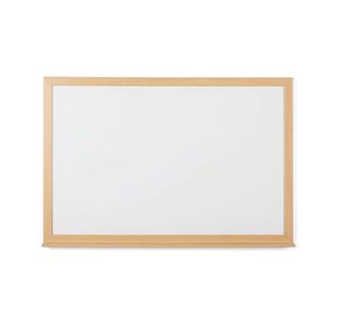 5 Star Magnetic Drywipe Whiteboard Wood Frame 600x900mm FS669106