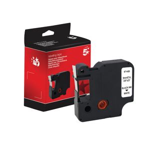 Five Star Non-OEM Replacement for Dymo 40913 Black on White 9mm x 7m FS671420