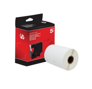 Five Star Non-OEM Replacement for Dymo S0904980 Black on White 104mm x 159mm 220/Roll FS671442