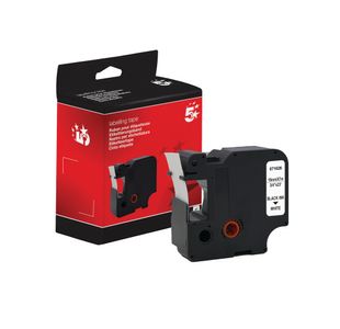 Five Star Non-OEM Replacement for Dymo 45803 Black on White 19mm x 7m FS671626