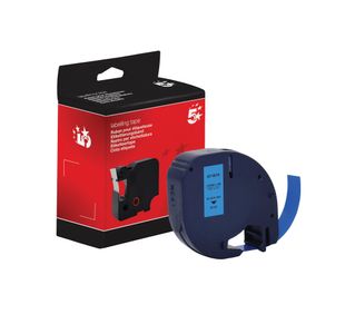 Five Star Non-OEM Replacement for Dymo 91205 Black on Blue 12mm x 4m FS671873