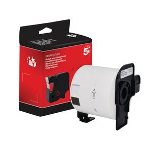 Five Star Non-OEM Replacement for Brother DK-11202 Black on White 62mm x 100mm 300/Roll FS672735