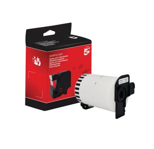 Five Star Non-OEM Replacement for Brother DK-22246 Black on White 103mm x 30.48m FS673044