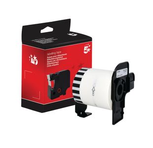 Five Star Non-OEM Replacement for Brother DK-22113 Black on Clear 62mm x 15.24m FS673209