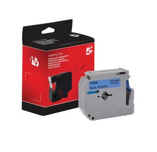 Five Star Non-OEM Replacement for Brother M-K531 Black on Blue 12mm x 8m FS673406