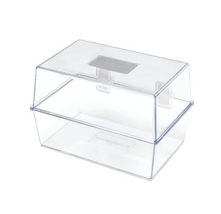 5 Star Card Index Box 8x5in Crystal FS677019