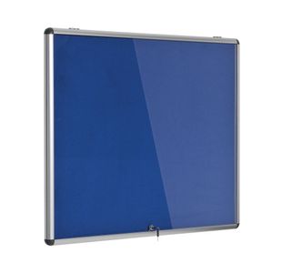 5 Star Glazed Fire Retardant Noticeboard 8x A4 Sheets Blue FS679333