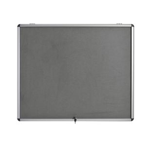 5 Star Glazed Fire Retardant Noticeboard 15x A4 Sheets Grey FS679454