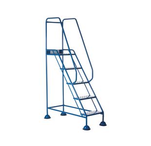 5 Star UK Domed Feet Punched 5 Tread Steps Blue FS687644