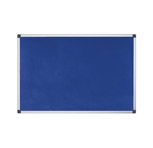 5 Star Fire Retardant Noticeboard 900x600mm Blue FS687988