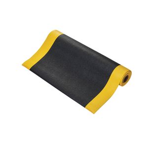5 Star Anti-Fatigue Textured Top Mat 0.9 x 18.3m Black/Yellow FS712640
