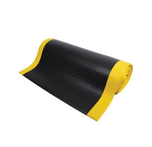 5 Star Anti-Fatigue Diamond Mat 0.9 x 1m Black/Yellow FS712658