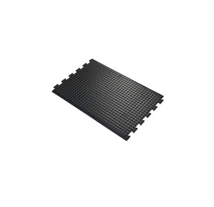 5 Star Anti-Fatigue Bubble Saf Mat Mid 0.6x0.9m Black Nitrile FS712723