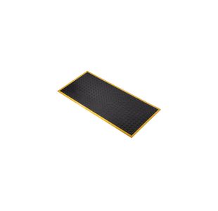 5 Star Heavy Duty Anti-Fatigue Mat 0.9 x 1.8m Black/Yellow FS712735