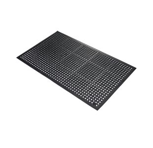 5 Star Anti-Fatigue Ramp Mat 0.9 x 1.5m Black FS712741