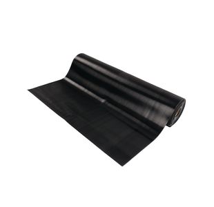 5 Star Ribbed Runner Mat 0.9m x 10m x 6mm Black FS712755