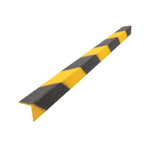 5 Star Anti-Slip Stair Nosing 1.5m x 55mm x 55mm Black/Yellow FS712816