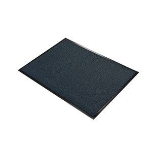 5 Star Entrance Door Mat 0.9 x 1.5m Black/Blue FS712876