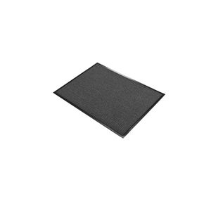 5 Star Entrance Door Mat 0.9 x 1.2m Black/Steel FS712896