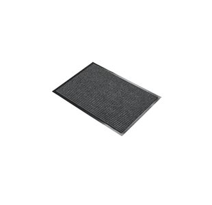 5 Star Heavy Duty Ribbed Door Mat 0.6 x 0.9m Grey FS712949