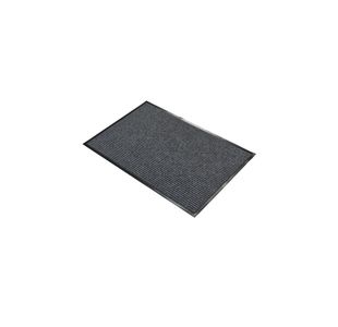 5 Star Heavy Duty Ribbed Door Mat 0.8 x 1.2m Grey FS712951