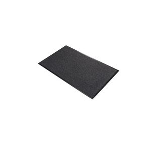 5 Star Indoor High Traffic Entrance Mat 0.9 x 1.5m Black/Grey FS712953