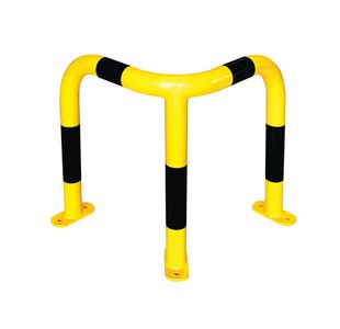 Med Duty Corner Protect Guard Outdoor 600x500x500 Ylw/Blk FS780942