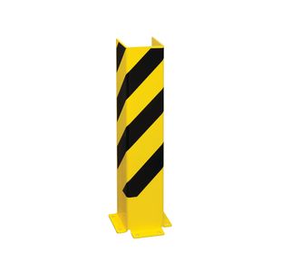 Heavy Duty Pallet Rack Protector U Prof 800x6 Ylw/Blk FS786456