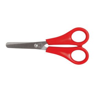 5 Star Office School Scissors 130mm Red